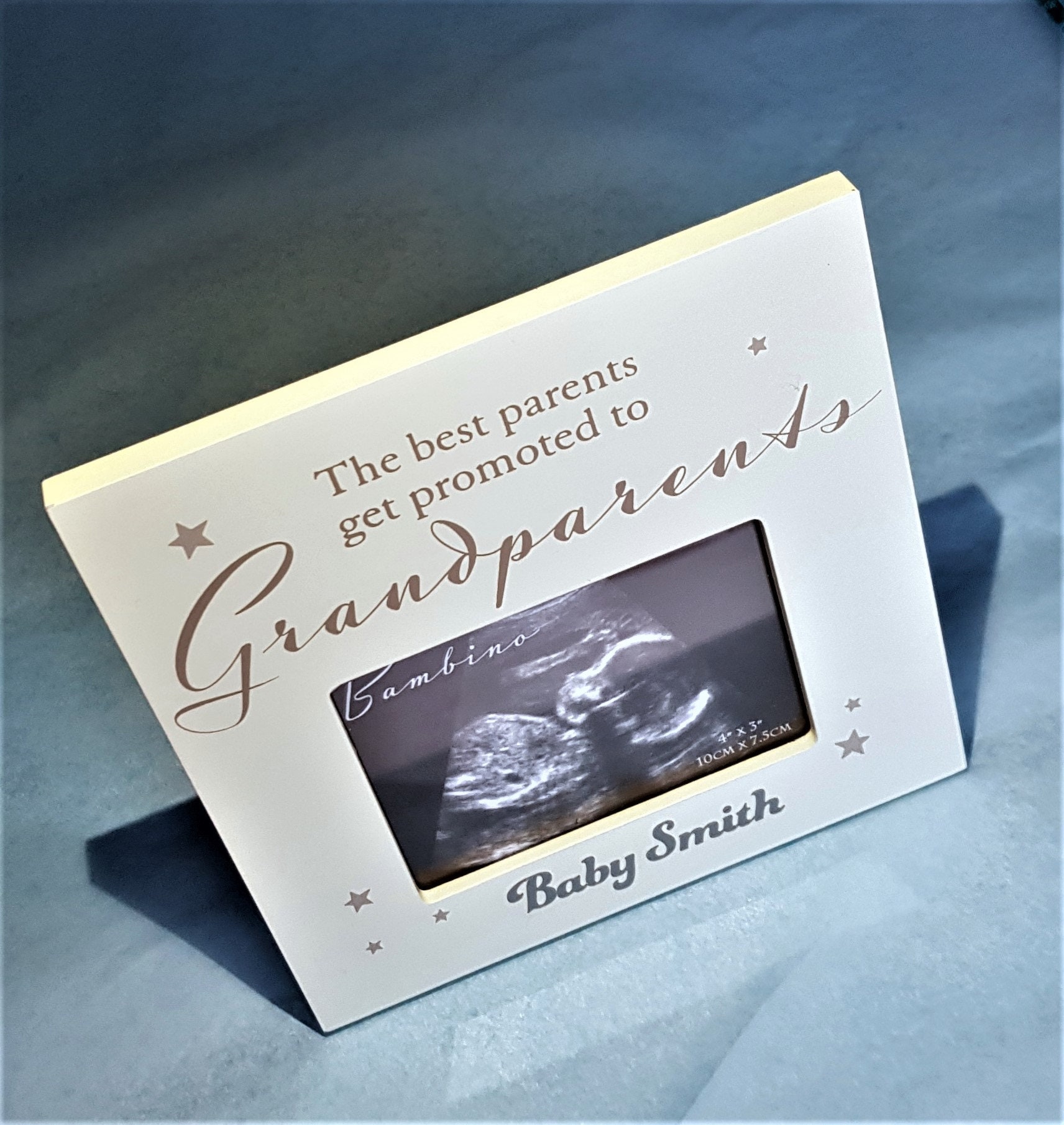 Personalised Grandparents Scan Photo Frame/baby Etsy