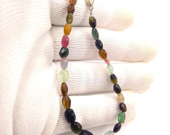 BRACELET EN TOURMALINE NATURELLE, cadeau pour elle, bracelet en tourmaline pour cadeau, bracelet en tourmaline cadeau de Noël, bracelet pour homme et femme
