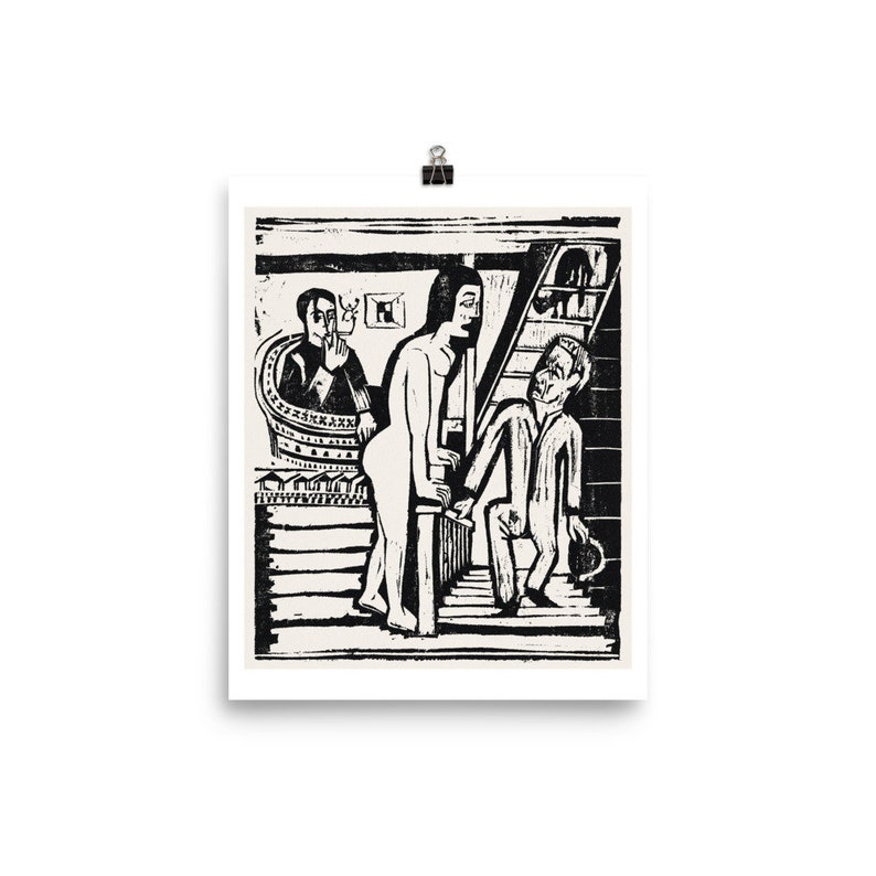 Cuckold Bedroom Art Menage a Trois Painting Polyamory Wall Etsy UK
