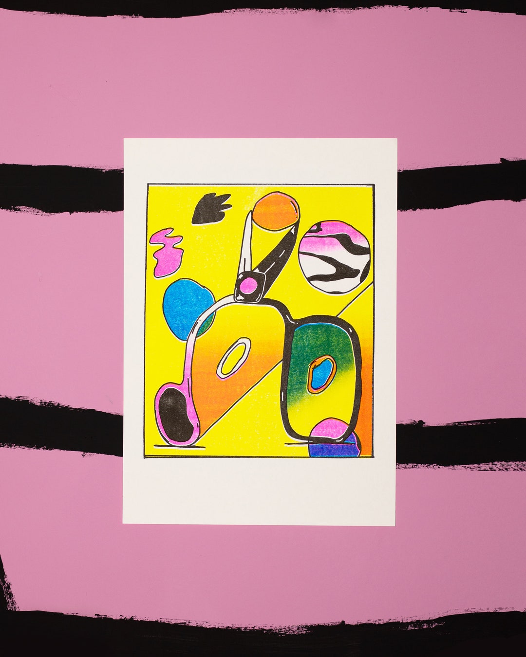 SCISSORS - Risograph Print - Etsy