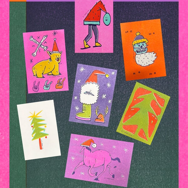 Xmas Card Set - Kunstdrucke