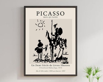Don quixote picasso | Etsy