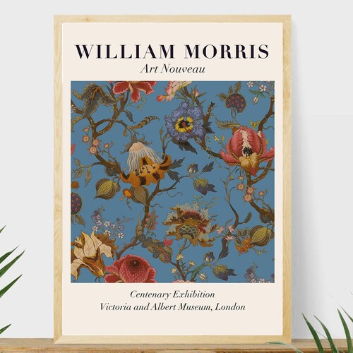 William Morris Exhibition Poster William Morris Print - Etsy