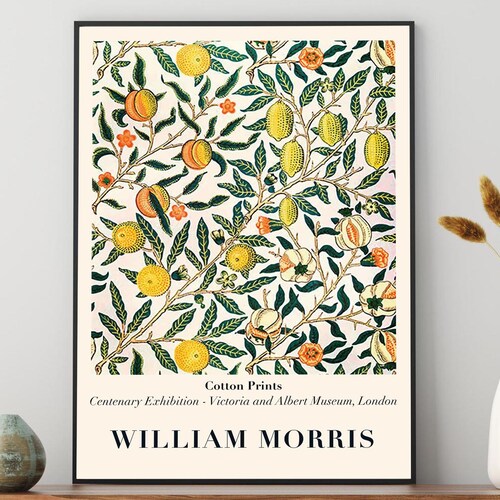 William Morris Exhibition Poster William Morris Print | Etsy