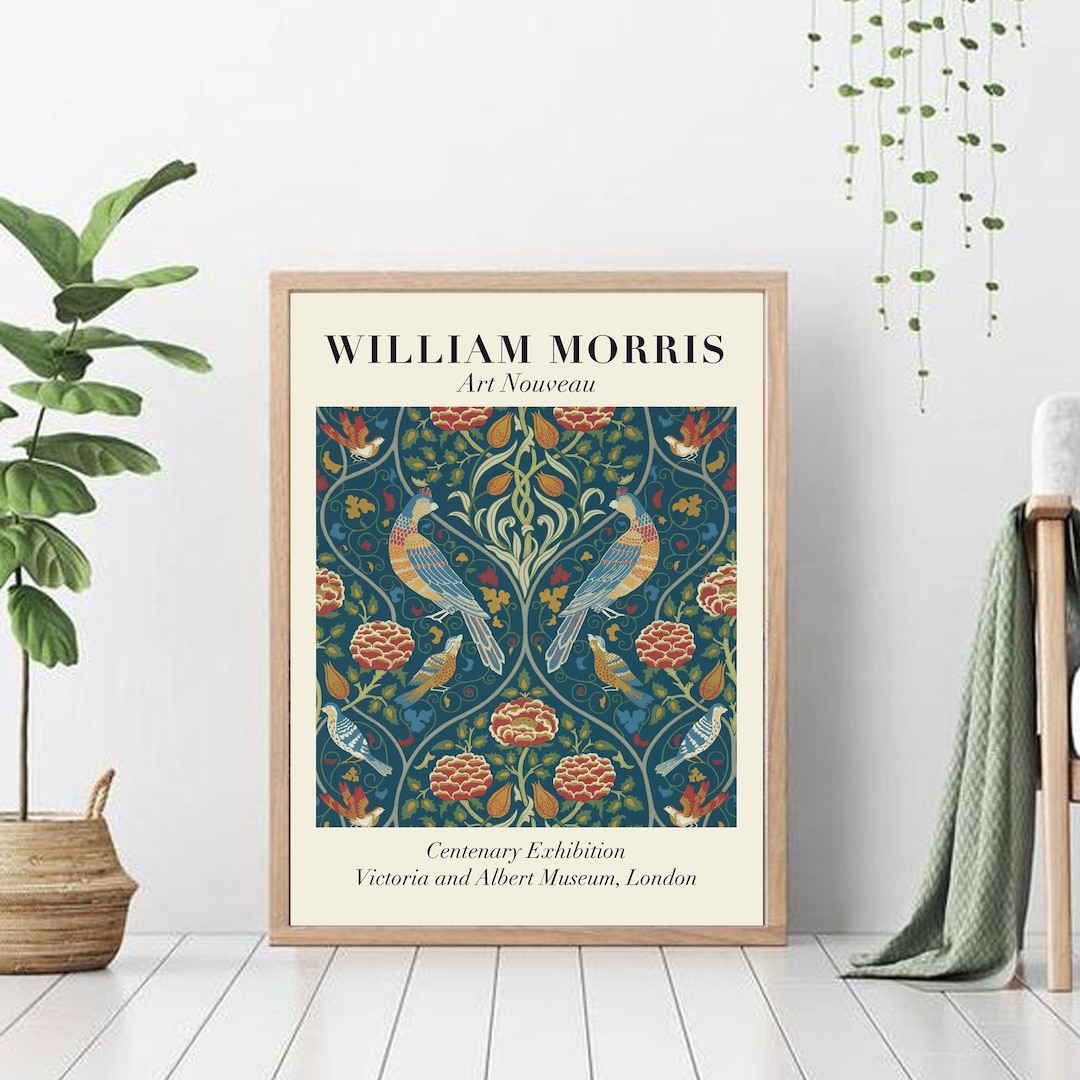 William Morris Exhibition Poster William Morris Print - Etsy