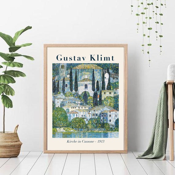 Erfenis Uitbeelding Door Buy Gustav Klimt's Kirche in Cassone Famous Painting Gustav Online in India  - Etsy