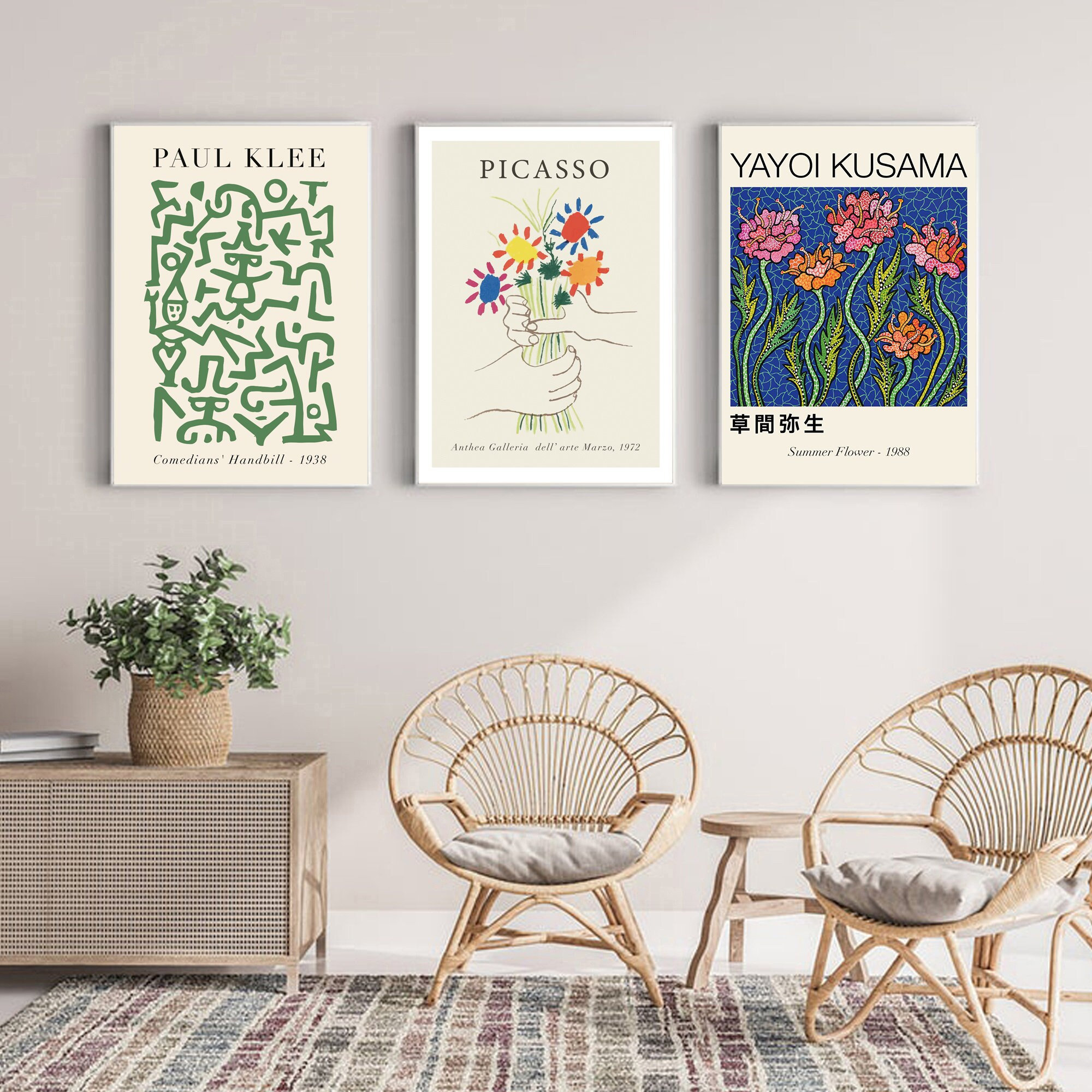 Set of 3 Prints Set of Three Wall Art Gallery Wall Bundle Etsy UK