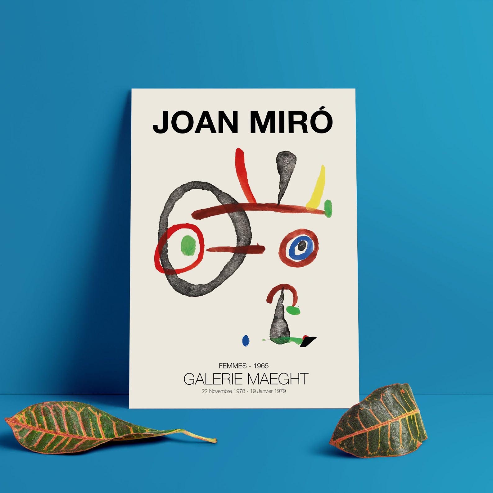 Joan Miro Print Joan Miro Exhibition Poster Miro Femmes | Etsy