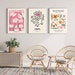 Set Of 3 Prints, Matisse Print, Matisse Cutout, Flower Market Print, Flower Market Poster, Set of Three Wall Art, Gallery Wall Bundle 