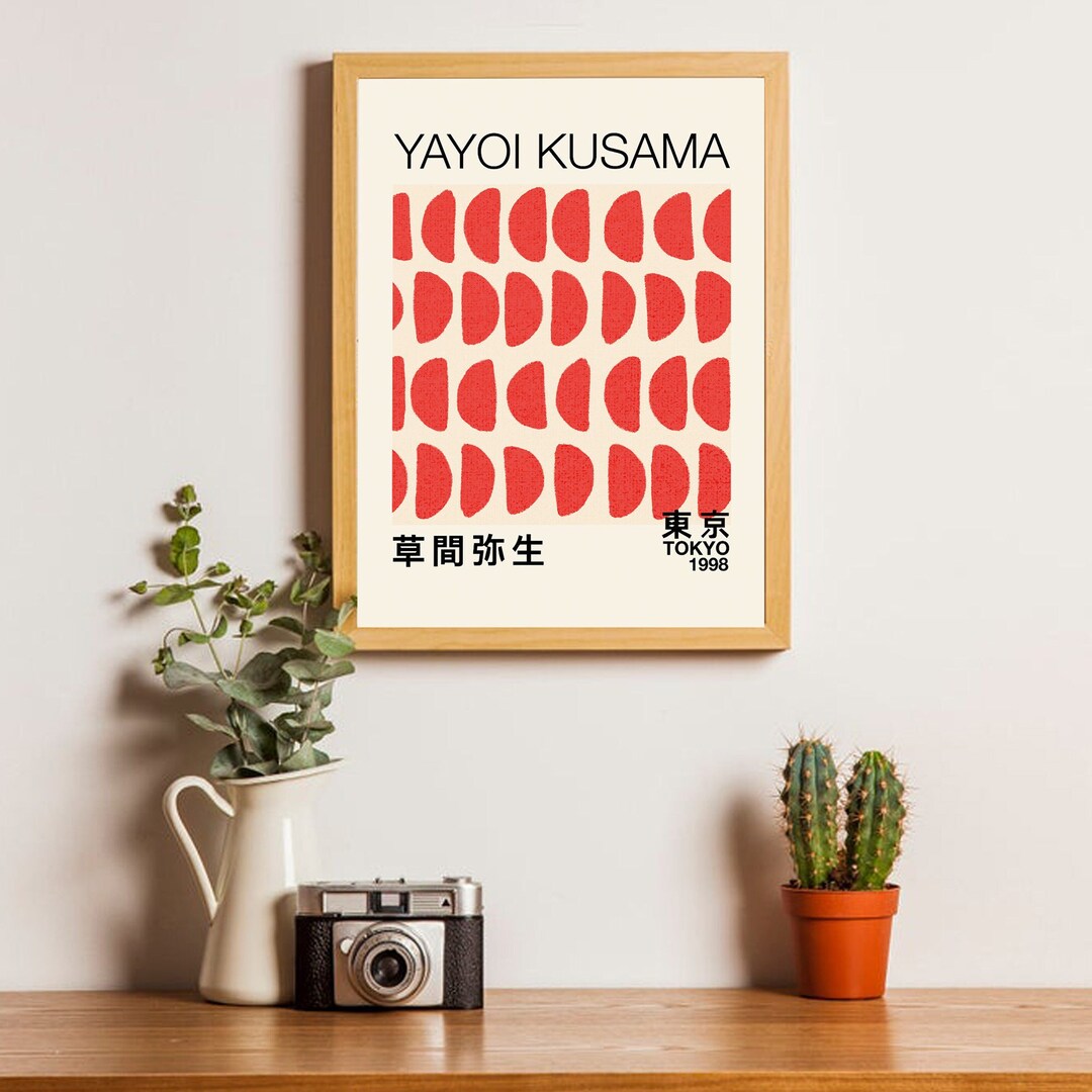 Yayoi Kusama Poster, Yayoi Kusama Print, Yayoi Kusama Digital Download