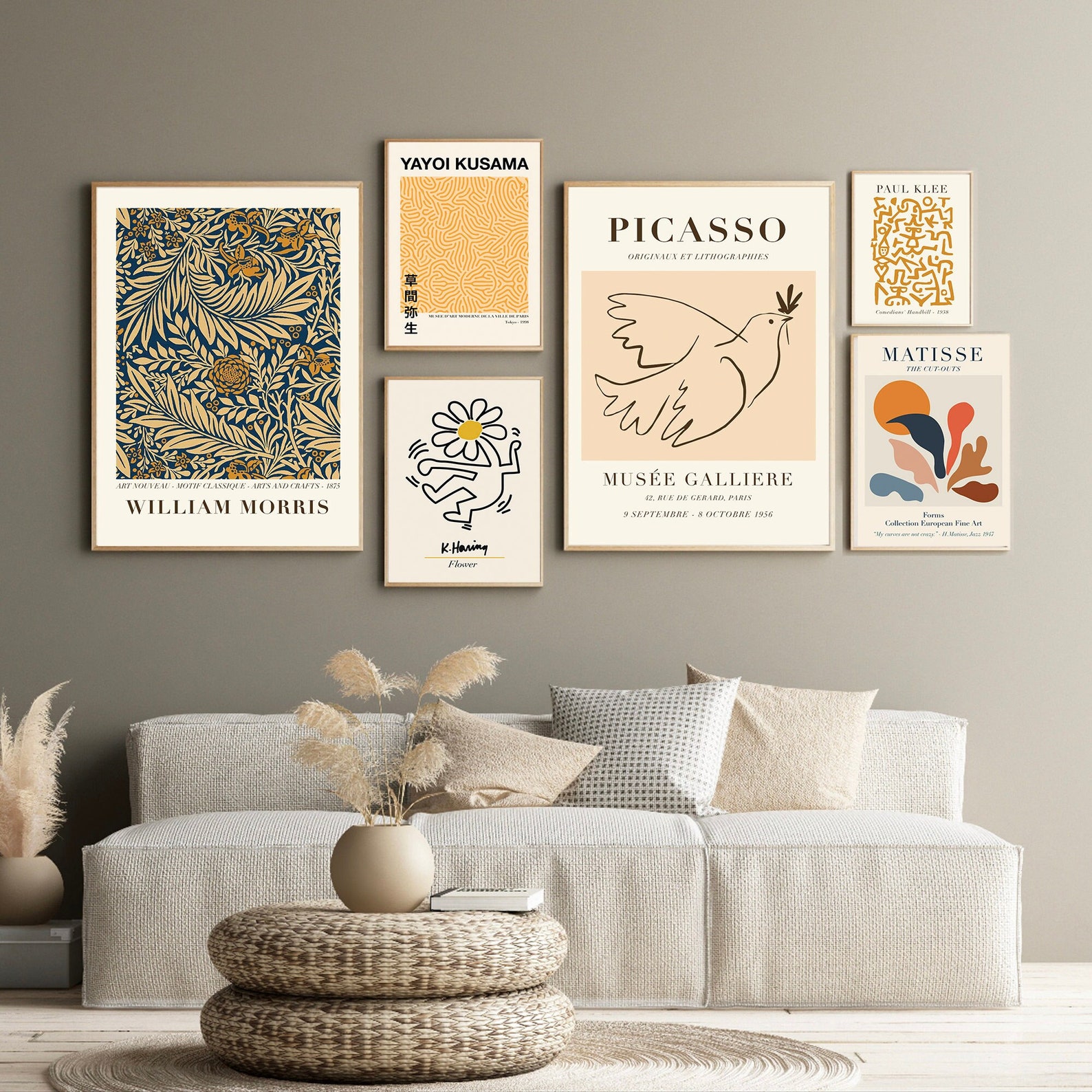 Set of 6 Prints Gallery Wall Set Gallery Wall Prints Set of Etsy