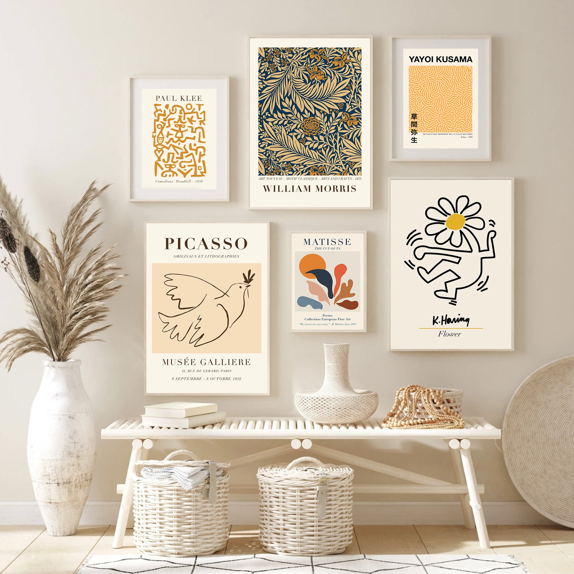 Set of 6 Prints Gallery Wall Set Gallery Wall Prints Set of Etsy