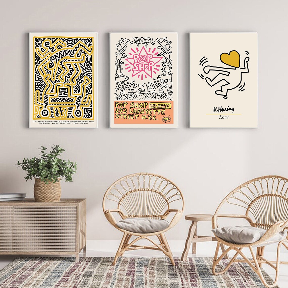Set of 3 Prints Set of Three Wall Art Gallery Wall Bundle Etsy