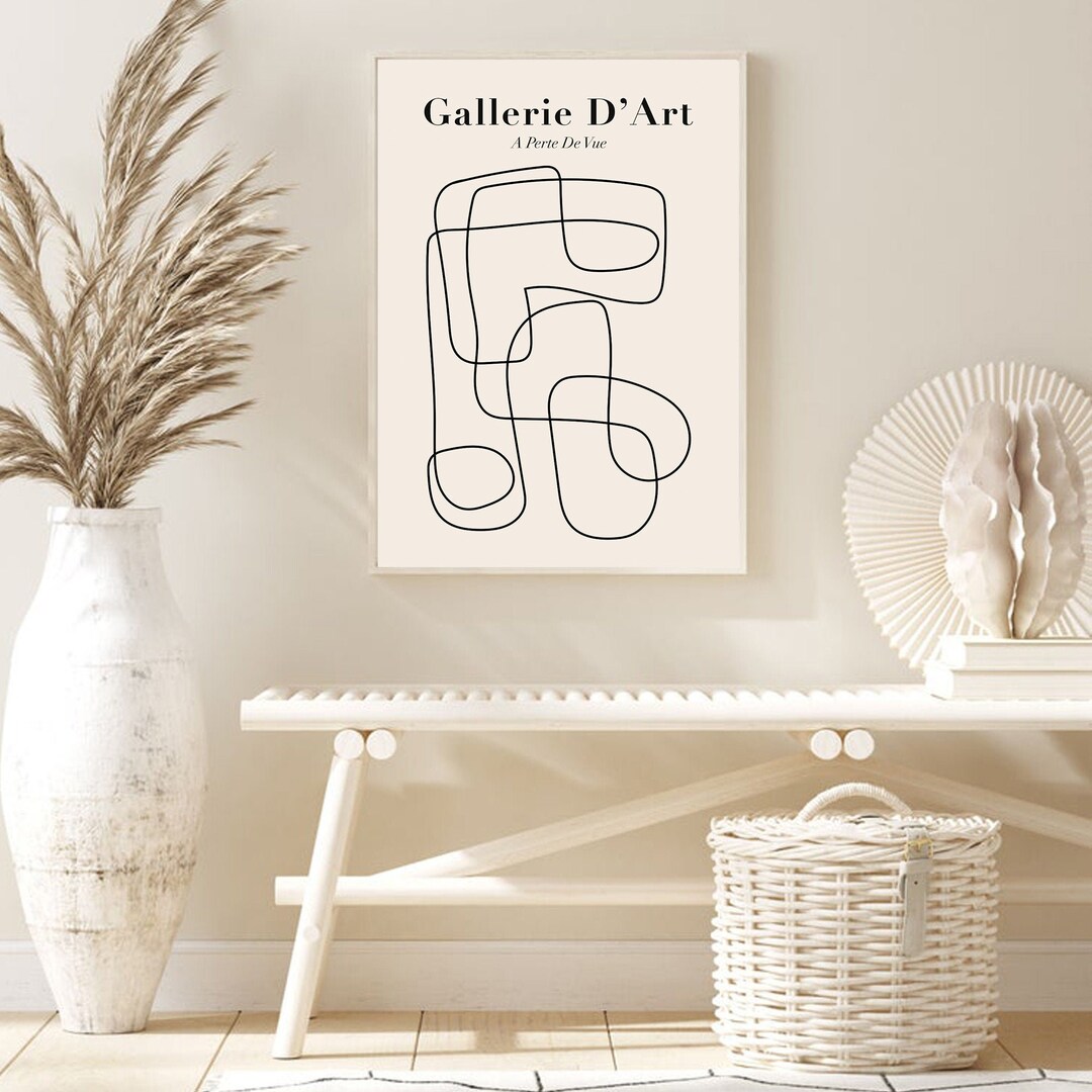 Single Line Art Print One Line Art Print Abstract Line Art - Etsy