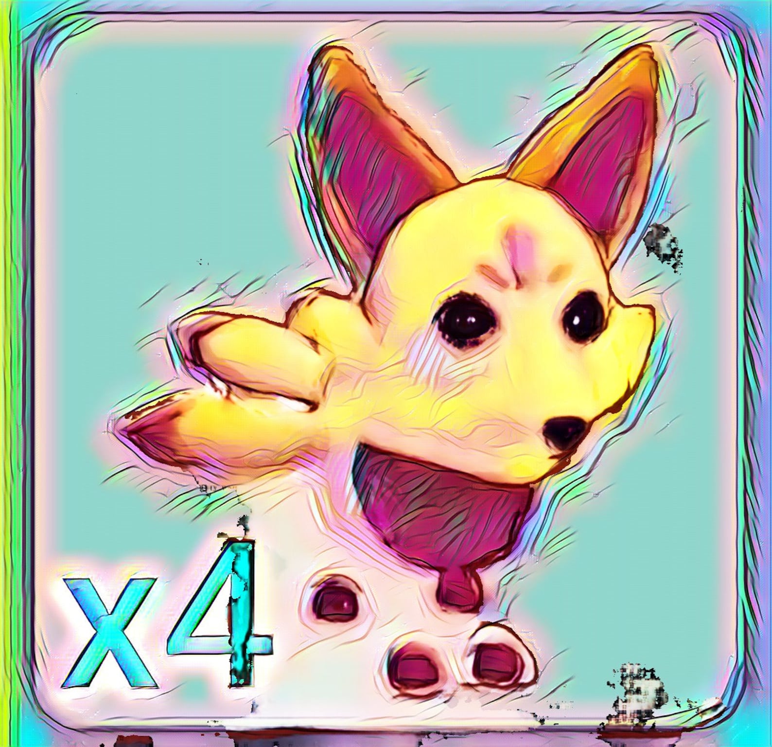 Roblox: Adopt Me 4 x Kitsune | Etsy
