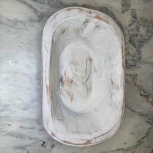 White mini dough bowl