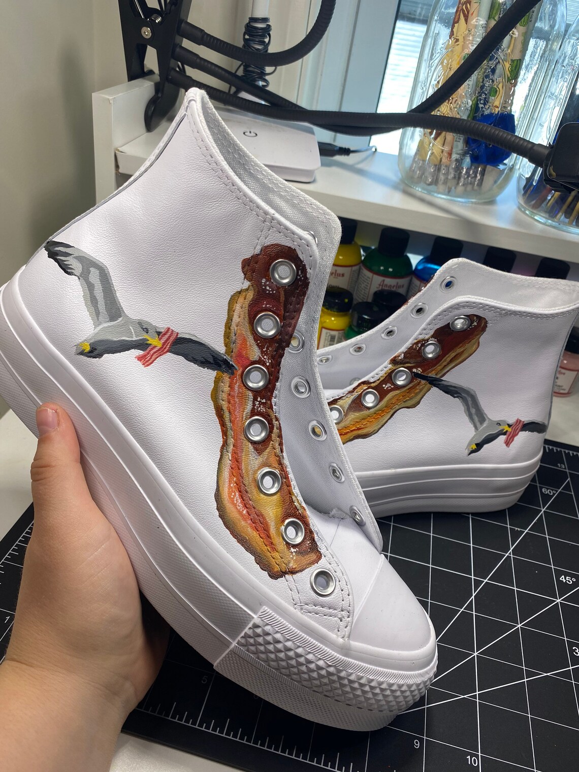 Custom HandPainted Shoes price excludes shoes Etsy