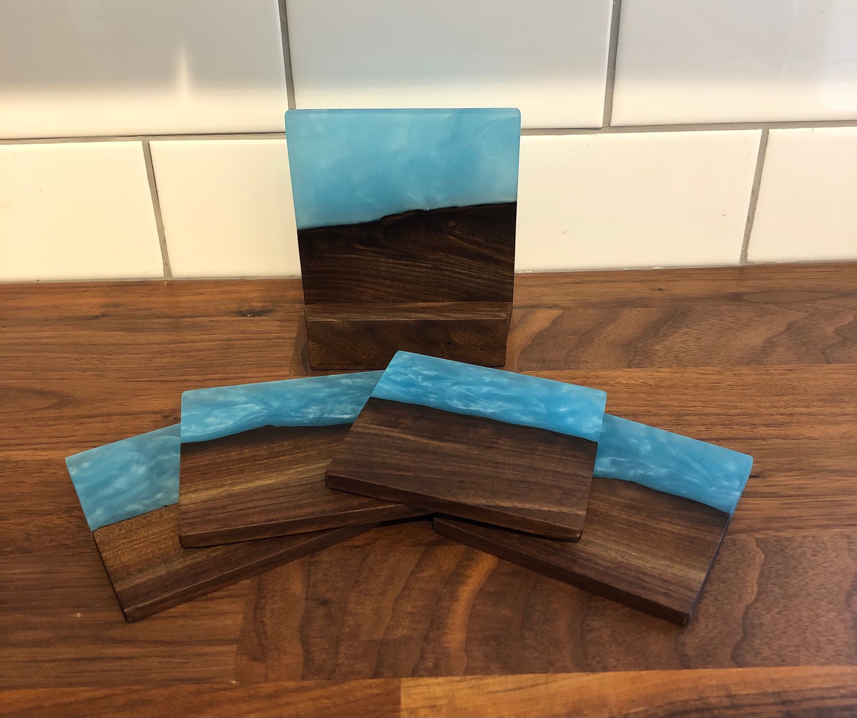 Epoxy coasters Etsy