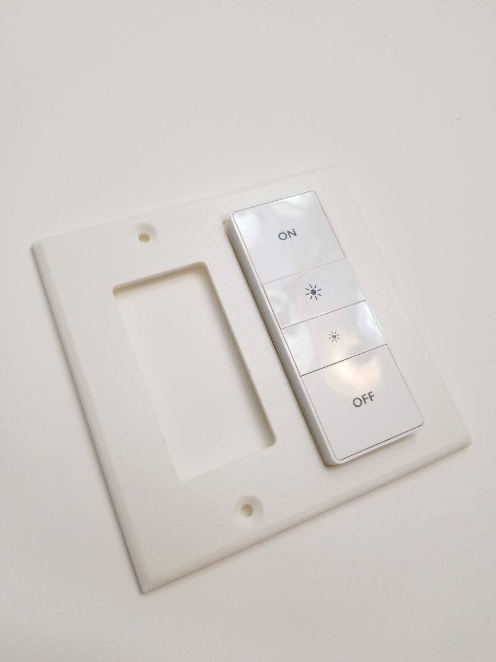 Philips Hue Dimmer Switch Wall cover Plate Dual single mount Etsy