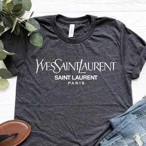 yves saint laurent grey t shirt