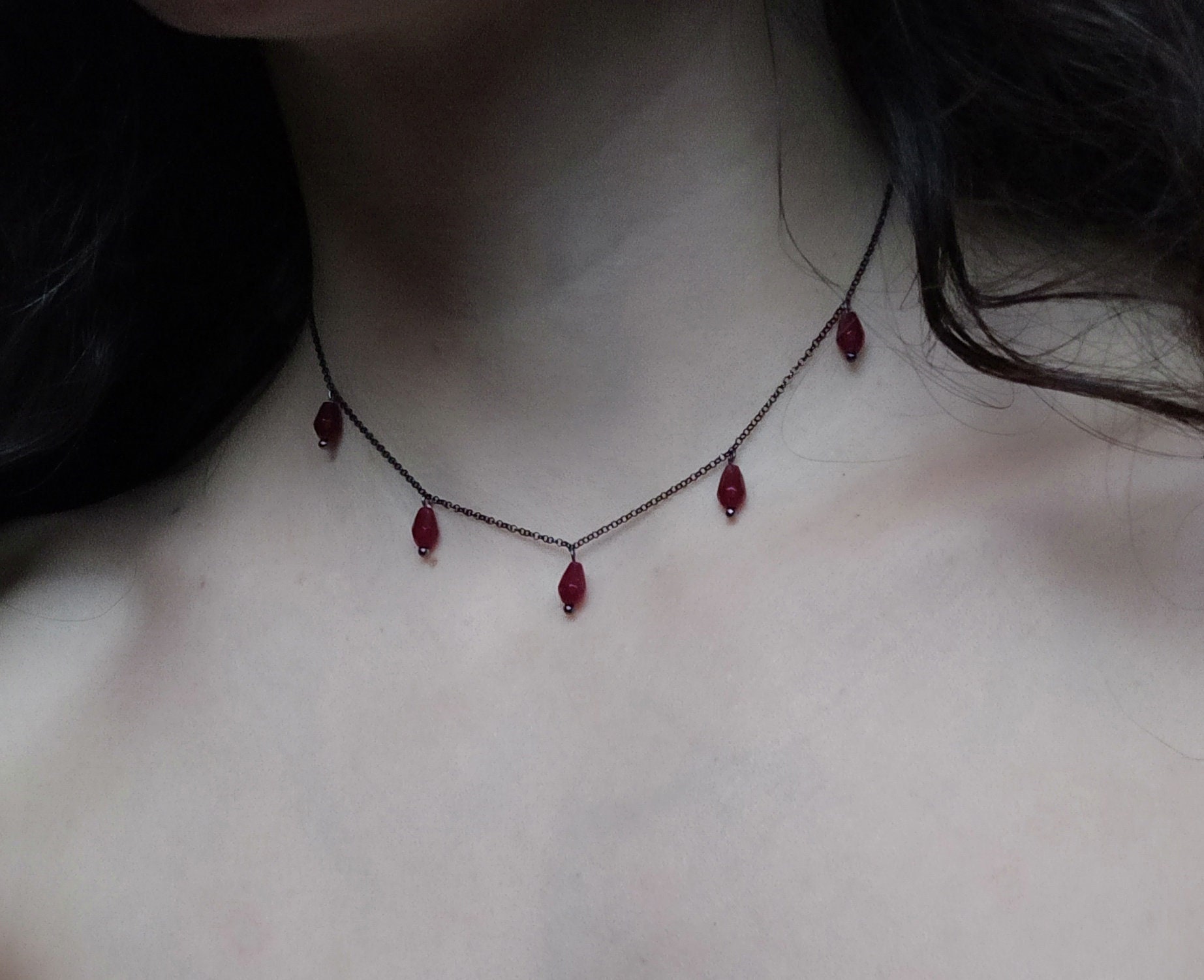 Collana in bronzo vintage con ciondolo zucca creata a mano - Gioiel