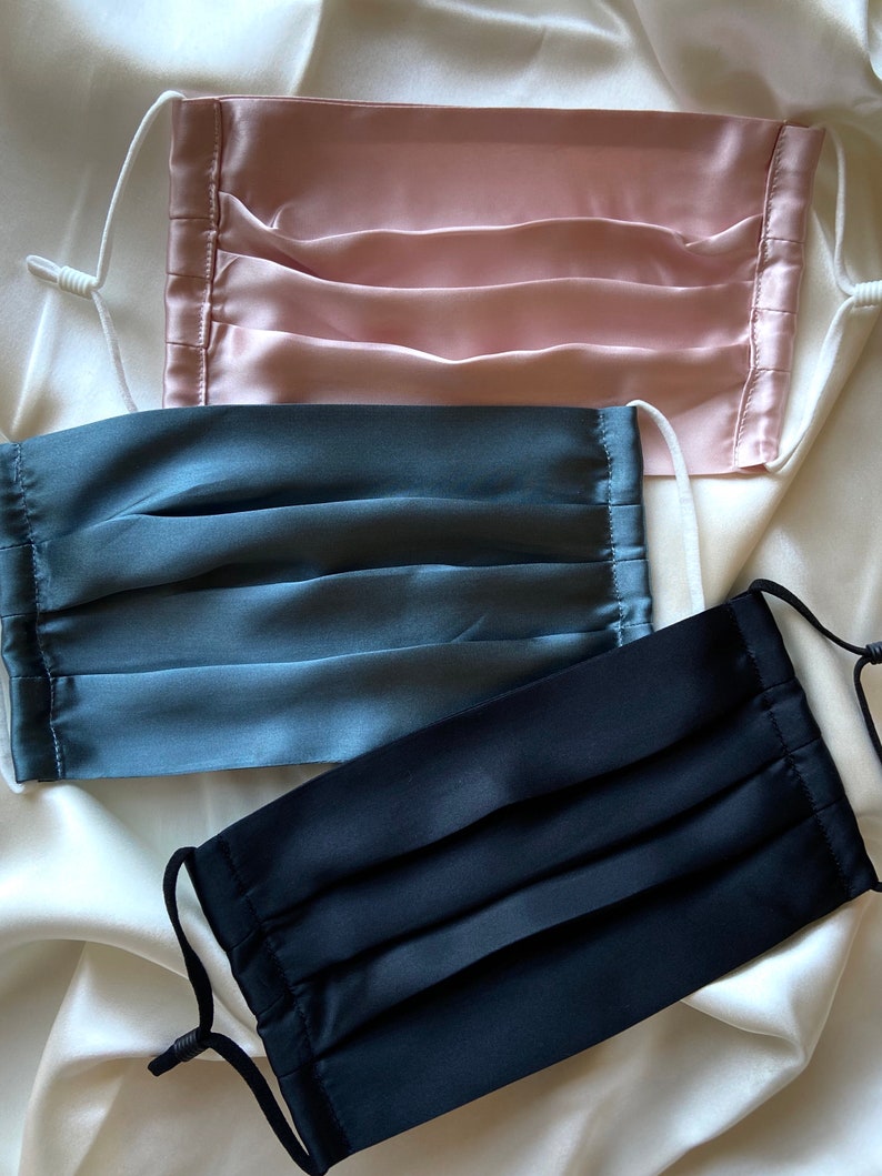 LUXURY Face Mask 100 Mulberry Silk Face Mask With Etsy