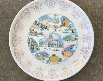 MN by Wedgwood Winona State State Teachers College Series Pink Transferware, Somsen Hall Vintage Dinner Plate Winona