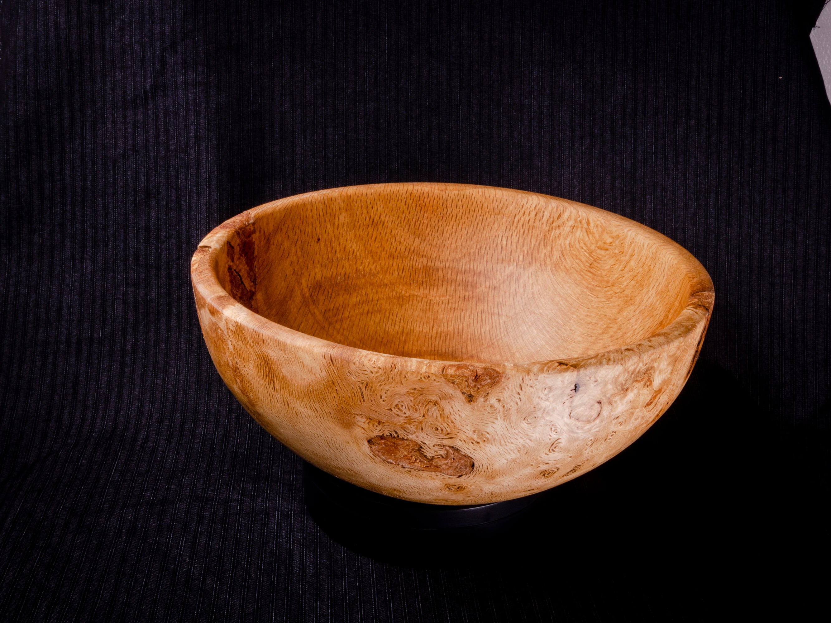 Large Stunning Oak Burl Wood Bowl Etsy