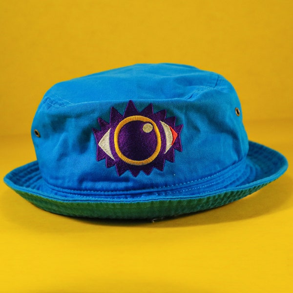 Eye Bucket Hat Blue