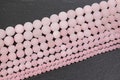 4 Sizes - Frosted Matte Rose Quartz Beads, Matte Round Gemstone Beads, 4mm 6mm 8mm 10 mm  Pink Quartz, Craft Supplies product logo