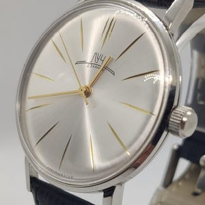 Luch Classic - Extra Slime hand men vintage watch,Hand wind watch,Gold Plated, Made in USSR, 1960-1969,Mecanism,Soviet,Russian watch,Gift