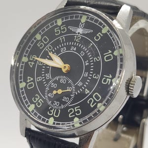 Wrist Watch Pobeda Aviation -Men&#39;s Mechanical watch, Vintage watch, Antique watch, Watch for men, Gift for men, Jewelry for men, wrist watch