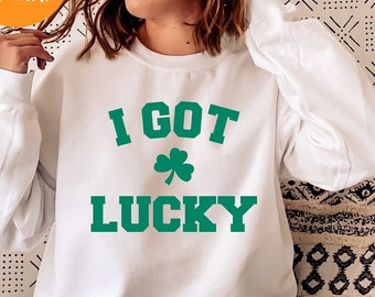 womens st patricks day sweatshirt, womens st pattys day shirt, st pattys day women,  lucky shirt, shamrock shirt, st paddys,PR211