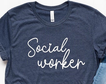 Social Worker Shirt, Social Worker Gift, LSW Gift, MSW Gift, LCSW Gift, Social Worker Heart Gift, Caring Social Worker, Matching Tshirt