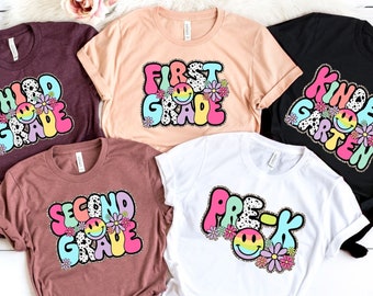 Hello First Grade Shirt, Back To School Shirt, Hello Pre K Shirt,KindergardenTeacher Shirt, 2nd Grade Shirt ,ED35