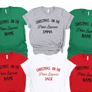 Custom 2022 POLAR EXPRESS T-shirt ,Christmas Gift For Family,Polar Express Shirt, Christmas Shirt ,Holiday Shirt,CH29