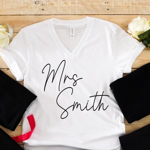 personalized gift for bride, wedding gift, honeymoon pajamas, bride to be gift, custom bridal gift, bride t-shirt, future mrs tee,PR80