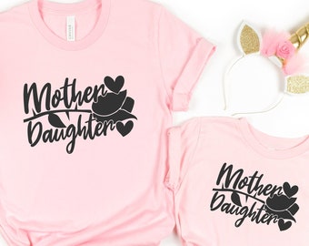 Mommy and me shirts, Mother Daughter Matching Shirt, Mom Daughter Squad Unbreakable Bond shirt, Girls Shirts, Adults Kids Mom Birthday Gift