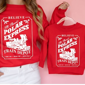 Christmas Gift For Family,Polar Express Sweatshirt, Christmas Sweatshirt ,Holiday Shirt,CH3