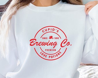 Cupid's Brewing Co Sweatshirt, Valentines Day Shirt, Cupid Sweatshirt, Brewing Co Sweat, Valentines Day Gift,Hoodie,Love Shirt,PR203