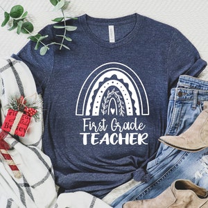 Hello First Grade Shirt, Back to School Shirt, Teacher Shirt, Team Teacher Shirt, First Grade Teacher Shirt, First Day Of School Shirt,