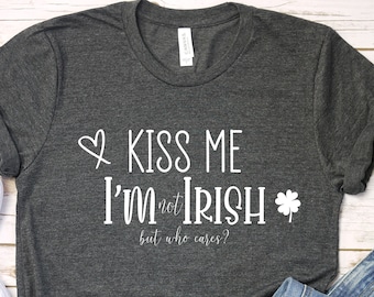 Irish Shirt, St. Patrick's Day Shirt, St. Patrick's Day T-Shirt for Women, St. Patrick's Shirt for Men, Luck of the Irish, Shamrock Shirt