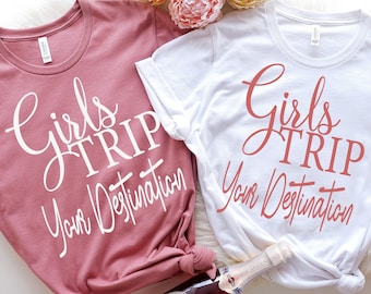Girl's Trip 2023 Shirt, Custom Trip Shirt, Girls Trip Shirts, Girl's Vacation Shirt,Best Friends Shirt,Girls Weekend Shirt,PR258