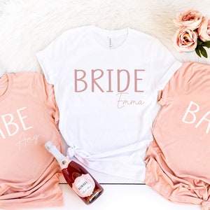 Personalized Bride Shirt,Babe T-shirt,Bride Shirt,Bachelorette Party,Bride to be,Bridal Shower,Bridal Party,Honeymoon,PR68