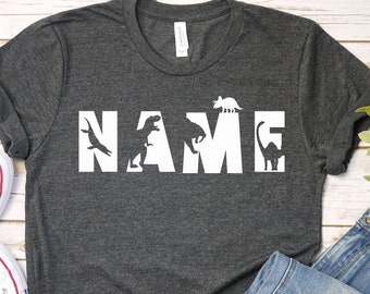 Family Matching, Custom Shirts, Personalized Dino, Dino Shirt for Kid, Kids Shirt, Family Dino Shirt,PR61