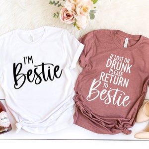 I&#39;m the Bestie T-shirt, Best Friend Gift, Best Friend Gifts, Christmas Gift, Girlfriend Gift, Gift for Her, Gift for Women,PR266