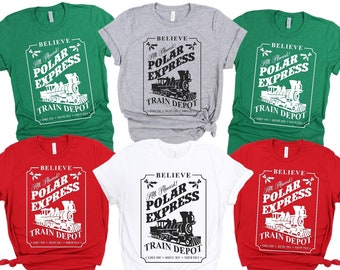 Christmas Gift For Family,Polar Express Shirt, Christmas Shirt ,Holiday Shirt,CH3