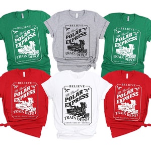 Christmas Gift For Family,Polar Express Shirt, Christmas Shirt ,Holiday Shirt,CH3