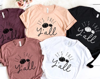 fall shirt, it's fall yall, pumpkin spice shirt,  pumpkin shirt, womens fall shirt, fall sweatshirt, womens fall sweatshirt,PR391