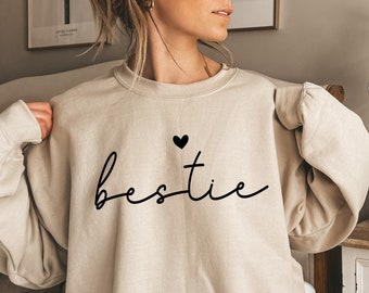 Bestie Sweatshirt, Matching BFF Shirt, Best Friend Gift, Cute BFF sweatshirt, Gift For Friends PR139